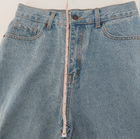 Merci Denim High-Waist Loose Fit Taper Leg Jeans Size 28 - Picture 8 of 10